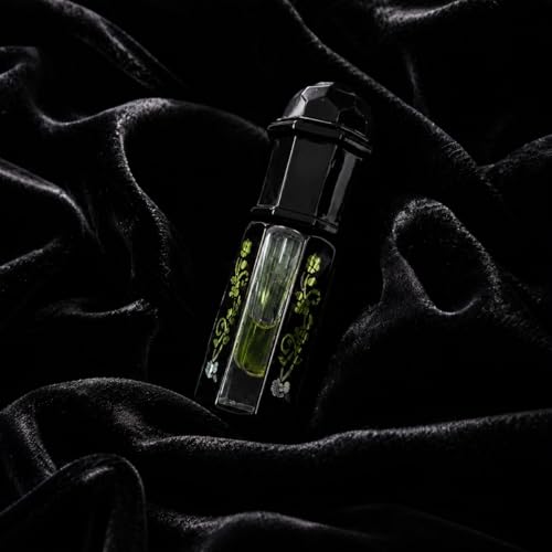 Image of Solavea Green Oud Attar Perfume Oil for Men & Women | Long Lasting Alcohol-Free Concentrated Attar | Citrus, Amber, Green Leaves, Rose, Iris, Lily of the Valley, Sandalwood & Musk | Premium Roll-On Fragrance | 3ml