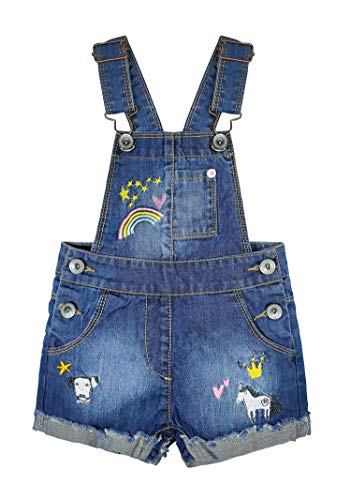 KIDSCOOL SPACE Baby & kleine Mädchen Regenbogen-Tierstickerei mit...