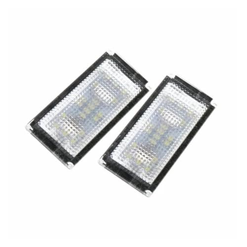 Lámpara matrícula trasera LED blanca para maletero de BMW E65 E66 Sedán 2