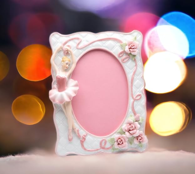 【レア！美品】Cosmos Giftsバレエ フォトフレーム コスモスギフト Amazon.com - Cosmos Gifts 10119 Porcelain Ballerina Ballet Dancer
