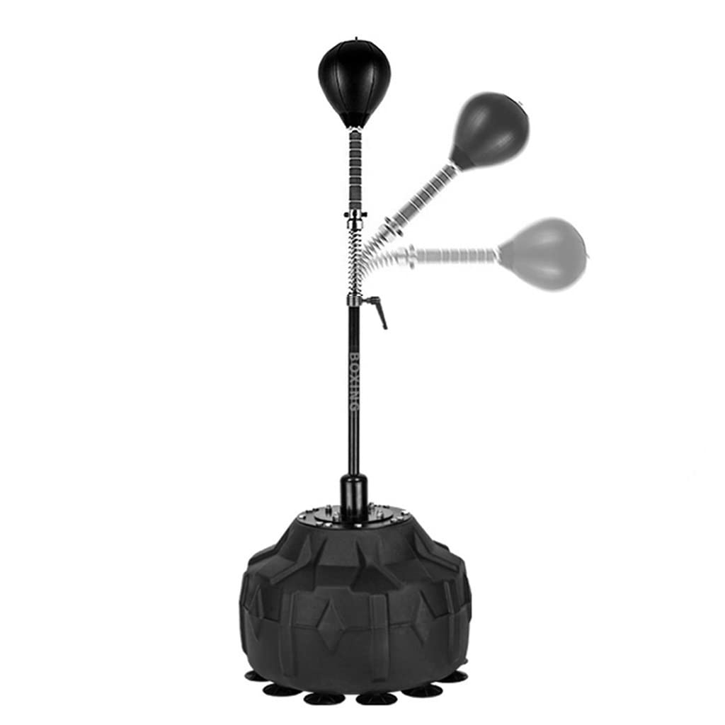 Boxsack Cobra Bag Fitness Reflex Bag Geschenk 4 Ersatzbälle Und Boxhandschuhe Freistehende Workout Punching Ball Speed ​​Bag Boxsack Mit Ständer Und Verstellbarer Höhe