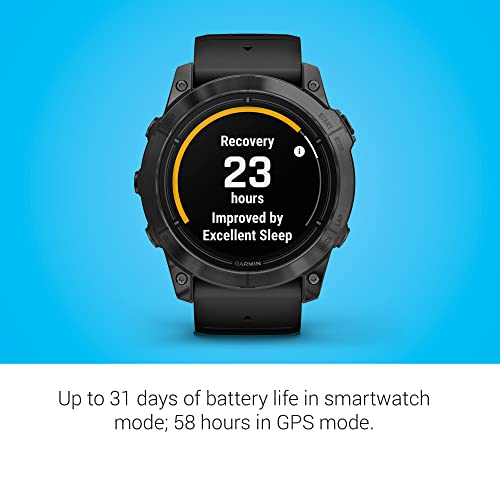 Image of Garmin epix Pro (Gen 2), 51mm, High Performance Smartwatch, Advanced Training Technology, Built-in Flashlight, Black