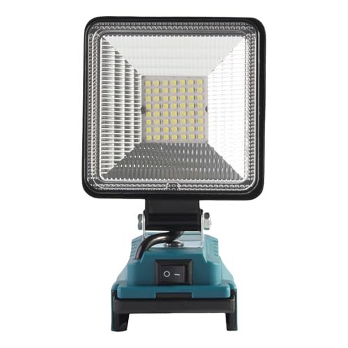 Luz de utilidad LED inalámbrica: lámpara de inundación recargable, herramienta de iluminación compacta del lugar de trabajo | PUERTOS DE CARGA PARA USB TIPO C, SEGUIMIENTO DEL PARA EL HOGAR DE