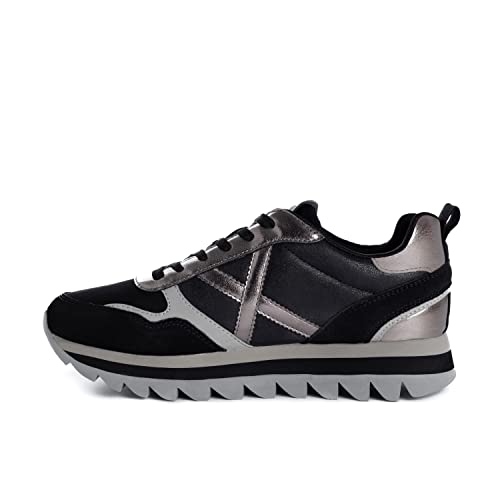 Munich Cucitura, Scarpe da Ginnastica Donna, Kaki