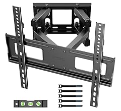 BONTEC TV Wall Mount for 23-70 Inch LED LCD, Swivels Tilts Extends Double Arm Full Motion TV Wall Bracket Holds up to 45kg,…
