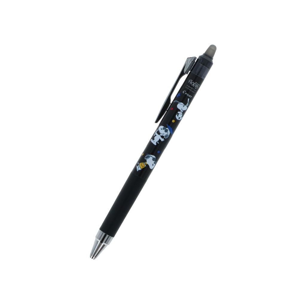 サンスター文具(Sun-Star Stationery) スヌーピー グッズ フリクション 消せるペン ポイントノック04 BK S4659139