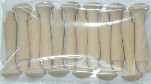 Mini Shaker Pegs 1 3/4" Length - Pack of 12