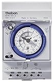 Ancho exterior: 52,3 mm SYN161 - Interruptor de tiempo de riel DIN con temporizadores analógicos DIN, 1 unidad
