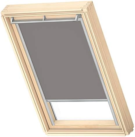 VELUX Original Roof Window Blackout Blind for C02, Grey, with Grey Guide Rail