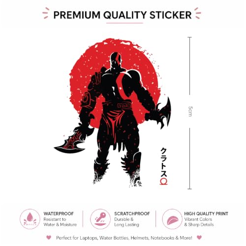 Image of Gaming Stickers Pack - 3 Premium Vinyl Sticker Sheets for Laptop, Water Bottle, Phone, Helmet, Bike & Journal | Waterproof, Scratch Resistant, No Residue