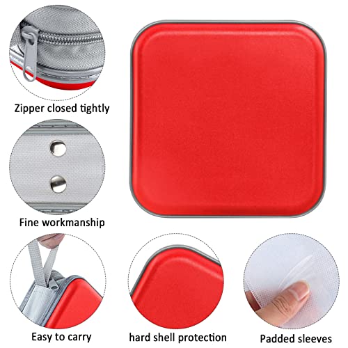 image for Siveit CD Case, 40 Capacity CD/DVD Case Holders Wallet Hard Plastic DV