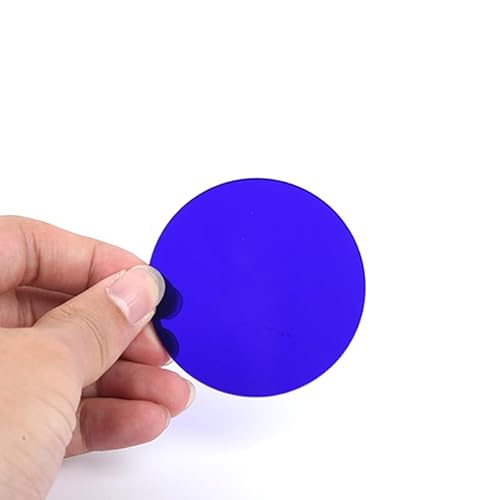 Filtro composto de microscopia biológica azul de 32 mm para condensador Abbe