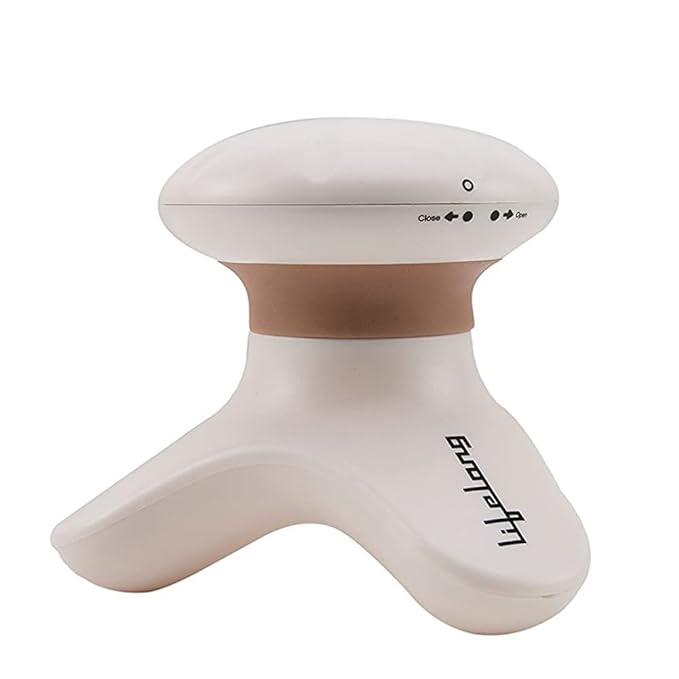 Lifelong Battery Powered Mini Head and Body Massager, Brown at Rs. 389
