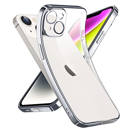 クリア ケース iPhone 14 Plus用 黄変しない透明カバー ゴールド 4189-nPvRNL.jpg