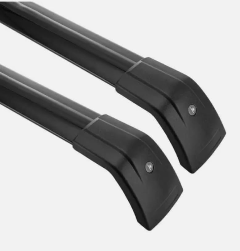 2PCS Aluminum Roof Rack Cross Bars with Theft Lock for Rooftop Compatible with Fixed Points Roofs Fits for Ford Escape 2020-2025(Black)