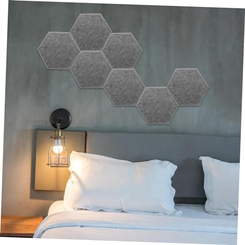 ERINGOGO 8pcs Paneles Acústicos Absorbentes de Sonido Paneles Decorativos para Aislamiento Acústico Gris Oscuro para Estudios y Salas de Conferencias miniatura 7
