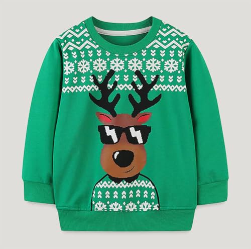 Boys Sweatshirts Casual Sweatshirts Cotton Sweatshirts Long Sleeve T-shirts Crew Neck Cartoon Tops for Boys-2673