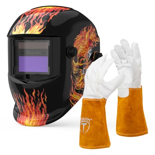 Casco de soldar con oscurecimiento automático TOOLIOM miniatura 1
