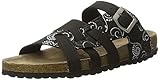  Softwaves Damen 274 147 Pantoletten, Schwarz (Black Multi), 42 EU