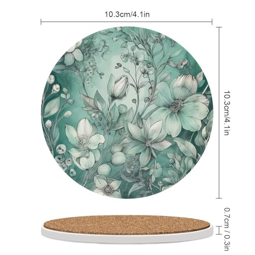 Dessous de verre céramique résistant chaleur boisson chaude - 3