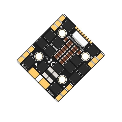 ESC 4 en 1 F4 60A avec montage 20x20mm et PWM 128K pour drone de course FPV