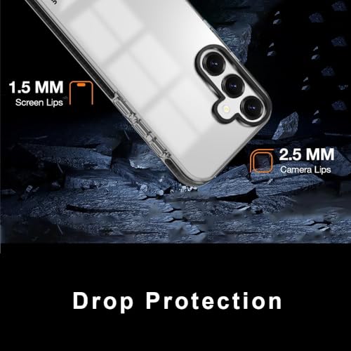 Image of KARWAN Back Cover| Samsung Galaxy S24 FE Back Cover |Polycarbonate Material| Full Camera Protection |Perfectly Fit| Case for Samsung Galaxy S24 FE - Transparent