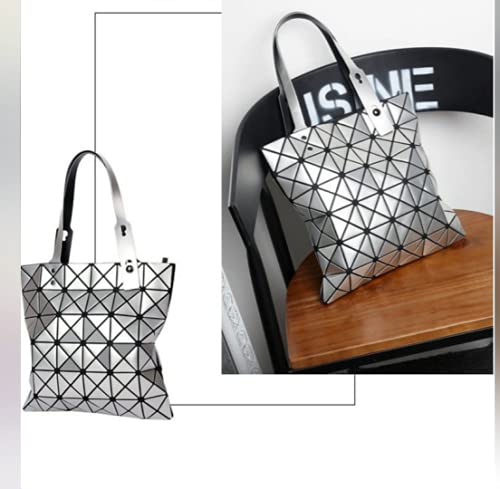 JKYP Handbag New Luster Pu Fashion Palace Ancient Geometry Lingge Handbag 6 Types of Foldable Shoulder Bag Cross Bag