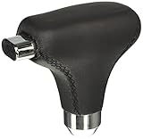 TIROL Hand-Stitched Gear Shift Knob Cover Universal Fit for Automatic Car Black