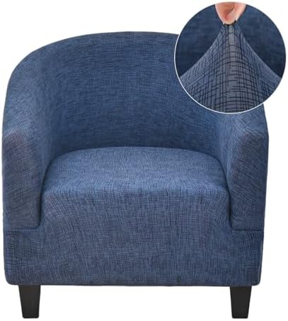 CHNSHOME Tub stoelhoezen 2 stuk stretch club stoel covers 9 zits bad stoel slipcover Tullsta barstoel slipcovers Wit