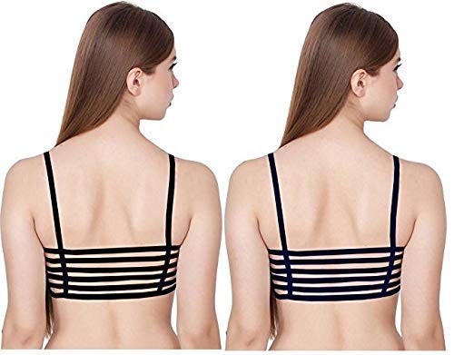 Image of Manpasand Girls Cotton Lightly Padded, With Removable Pads Non-Wired Bralette Bra