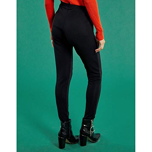 LEGGING MALHA CANELADA-PRETO-M