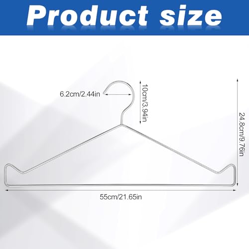 Image of Wonderjune 2 Pack X Ray Apron Hangers Radiation Protection Heavy Duty Silver Metal Apron Hangers for Radiation Workstations