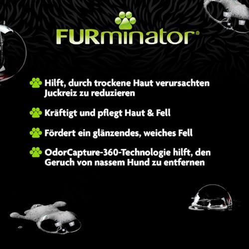 FURminator Sensitive Skin Hunde-Conditioner - Premium Conditioner für Hunde mit sensibler Haut, reduziert durch trockene Haut verursachten Juckreiz, 473 ml