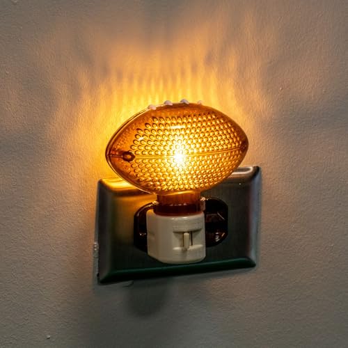 Image of Novelty Lights LED Lamp Football Shape Sports Decoration Night Light with Swivel Plug