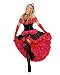 Dreamgirl Women's Can-Can Cutie Costume, Red/Black, Large