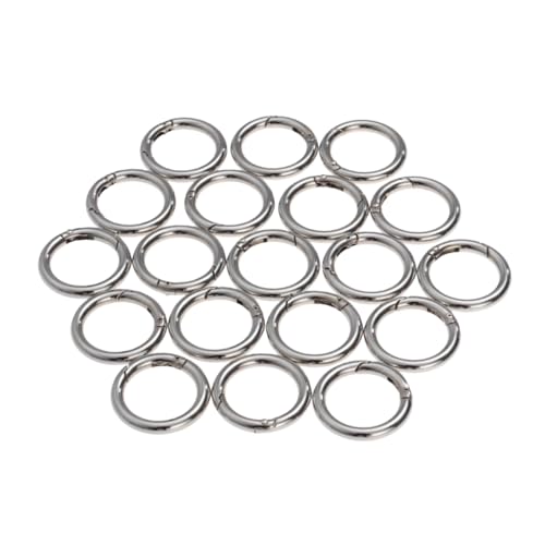 Anneaux brisés en alliage de zinc pour création de bijoux et projets créatifs DIY - 6