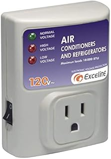 High Capacity Electronic Voltage Protector for Refrigerators and Freezers 27 Cubic Feet and UP