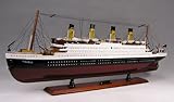  R.M.S Titanic Modell Holzmodell Modellschiff Deko Schiffsmodell Dampfe