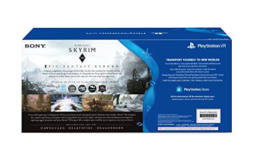 Ps4 Vr Playstation Kit Bundle Realidade Virtual Jogo Skyrim + Bolsa Personalizada