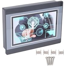 HMI PLC 7 - inch TFT LCD Touch Screen Relay Output 8 Out High - Speed Count PLC Controller DC24V 5A
