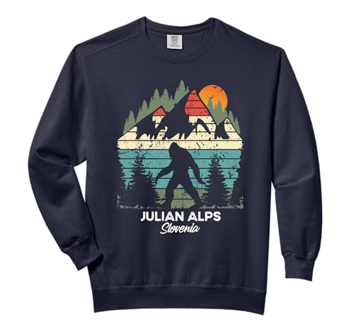 Vintage Julian Alps Hiking Trail Retro 80's Comfort Colors Adult Sweatshirt