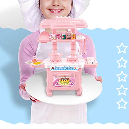 Yihaifu Kinder Küche Spielzeug Pretend Play Kochen Spielzeug Geschirr Sets vortäuschen Spielküche Baby Kleinkinder Küche… – Bild 3