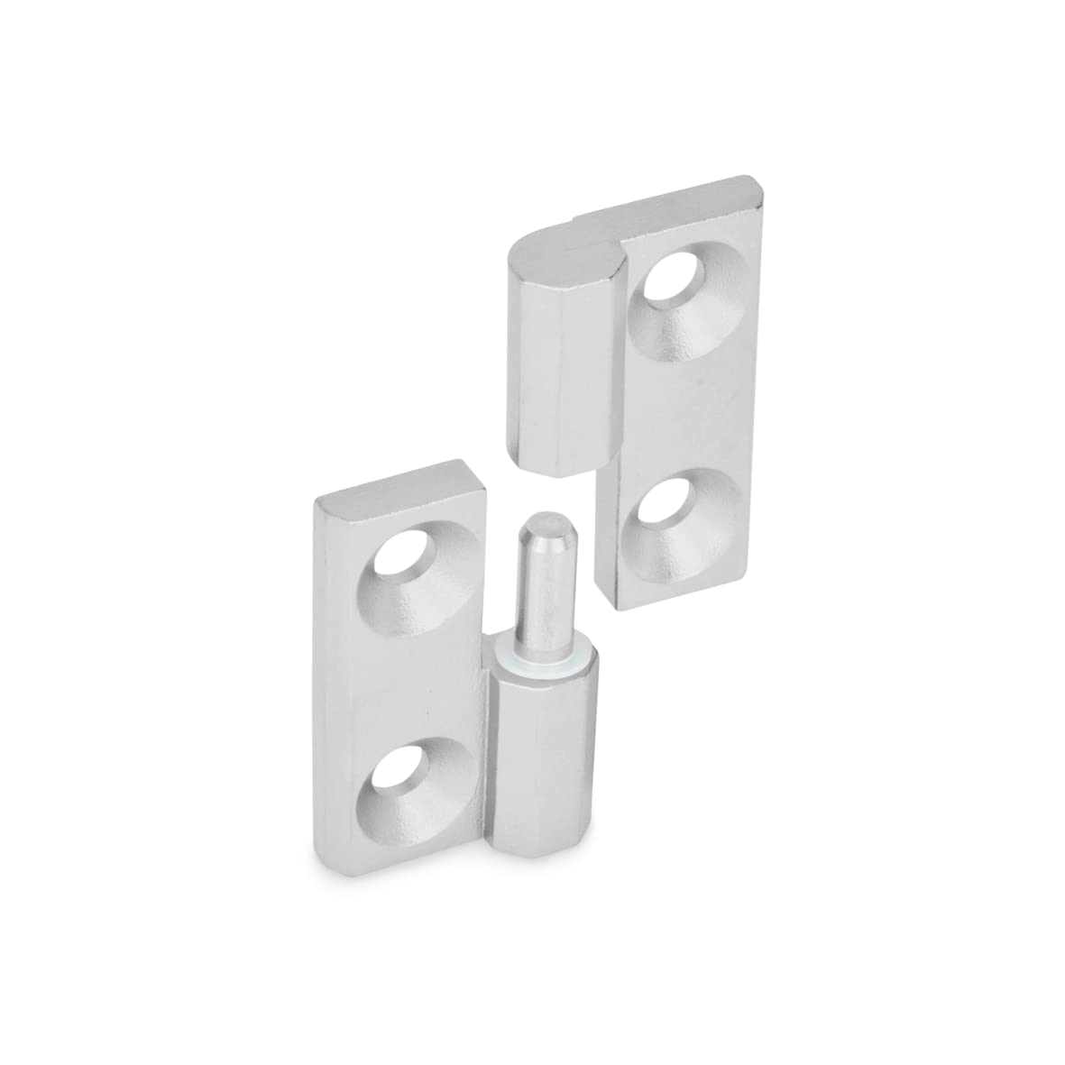 Charnières démontables Ganter Normelemente 50x50 butée gauche en acier