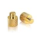 FOTYRIG Camera Tripod Adapter 3/8-16 Female to 1/4-20 Male Thread Screw Convertert Screw Adapter Brass Camera Cage/Shoulder Rig/Tripod/Socket Studio/Lighting Equipment/LED panel/GoPro (4-pack)