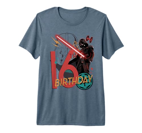 Star Wars Darth Vader 16th Birthday haut manches courtes vêtement coton ado