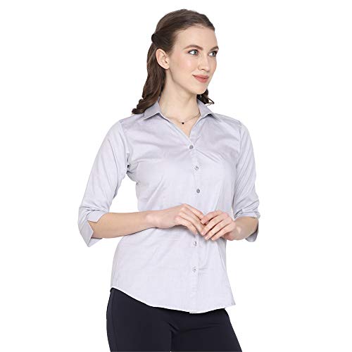 Image of Blue RoninWomen Stylish Western Official Formal Shirts for Women Regular fit Shirts for Women