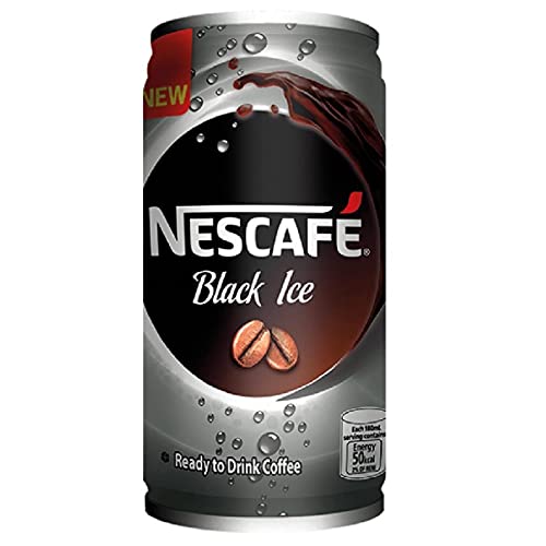 Nescafe Black Ice Drink Coffee Can, 2 x 180 ml
