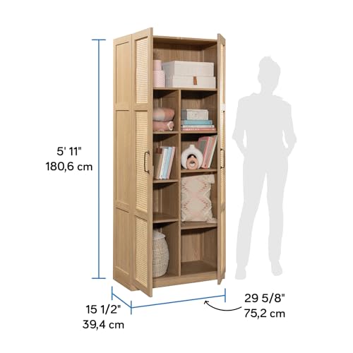 Image of Sauder Miscellaneous Storage Cabinet, Harmony Ash Finish