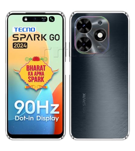 Image of Soft Silicone TPU Back Cover Compatible with Tecno Spark Go 2024