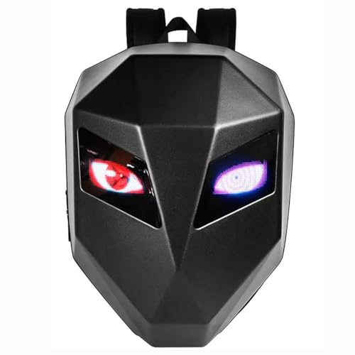 Mochila Led Motoqueiro Urbana Preta Design Lisa 20 Litros